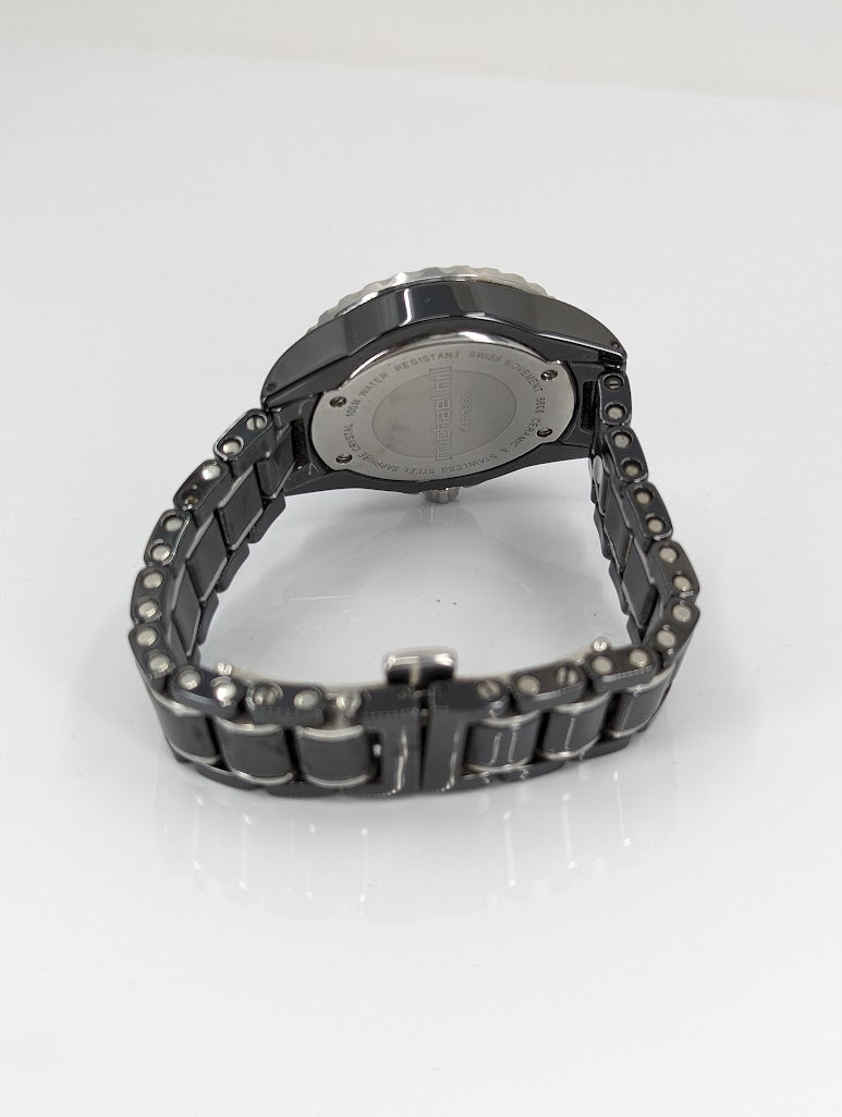 MICHAEL HILL Ladies Watch Diamond Swiss Movement