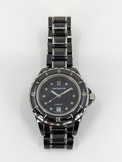 MICHAEL HILL Ladies Watch Diamond Swiss Movement