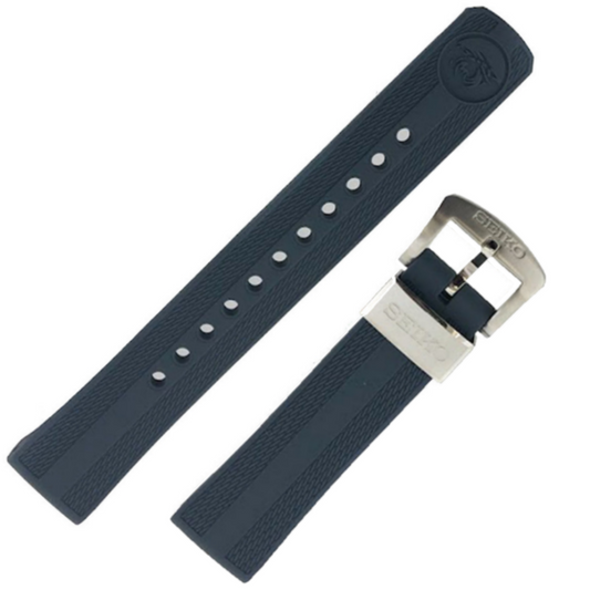 SEIKO Rubber Strap Blue OEM 20 mm | R03E012J0