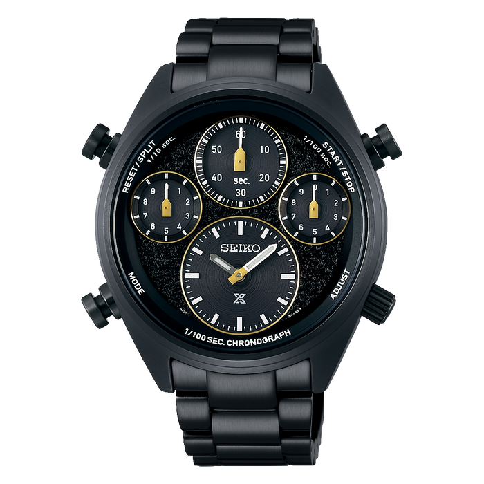 SEIKO Prospex Speedtimer 1/100 Sec Solar Chronograph Limited Edition Black | SFJ007P1