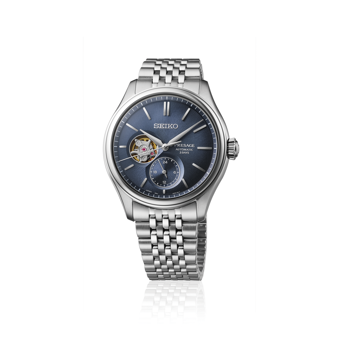SEIKO Presage Classic Series Open Heart in Ai-iro Japanese Blue Automatic | SPB527