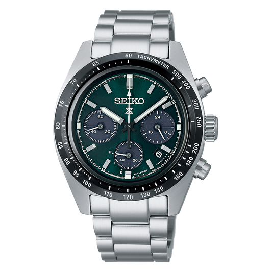 SEIKO Prospex Speedtimer Solar Chronograph Green 39mm | SSC933