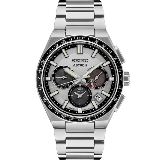 SEIKO Astron Titanium Gray Silver Dial 43mm | SSH107