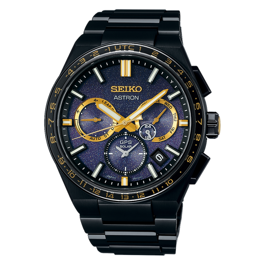 SEIKO Astron Morning Star Solar GPS Titanium Limited Edition Black | SSH145