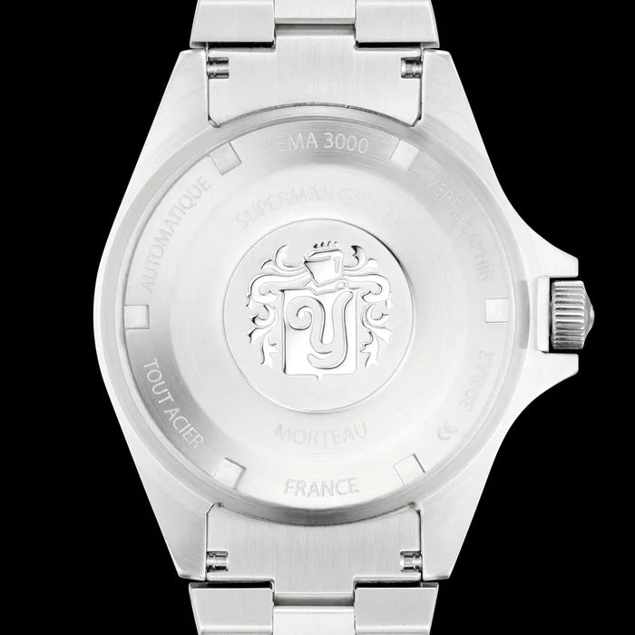 YEMA Superman Worldtime GMT Coke 41mm | YGMT21B41-CMS