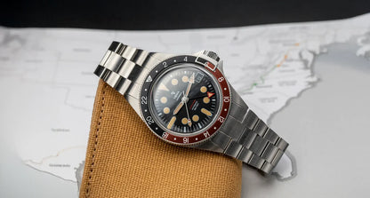 YEMA Superman Worldtime GMT Coke 41mm | YGMT21B41-CMS