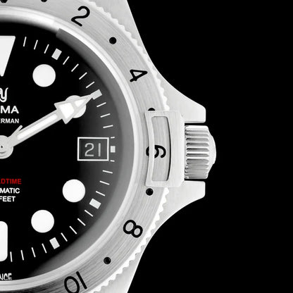 YEMA Superman Worldtime GMT Steel 39mm | YGMT21A39-AMS