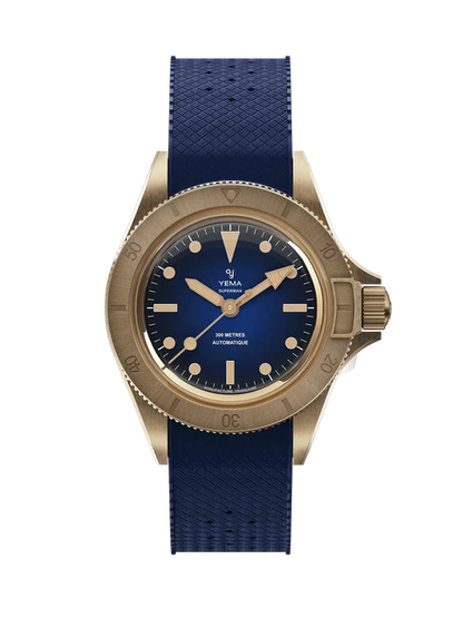 YEMA Superman Bronze CMM.10 Blue Limited Edition 41mm | 11.13.35.ZE.U5