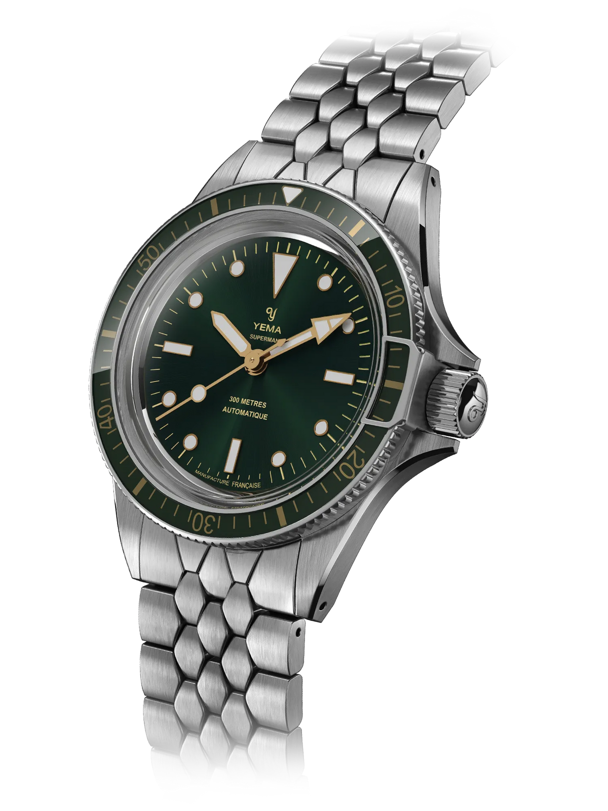YEMA Superman Gilt CMM.10 Green Dial 39mm | 12.14.44.SN.M2