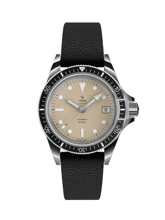 YEMA Superman Heritage Leather Strap 39mm | YSUP25A39-E90S