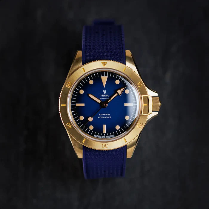 YEMA Superman Bronze CMM.10 Blue Limited Edition 41mm | 11.13.35.ZE.U5