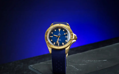 YEMA Superman Bronze CMM.10 Blue Limited Edition 41mm | 11.13.35.ZE.U5