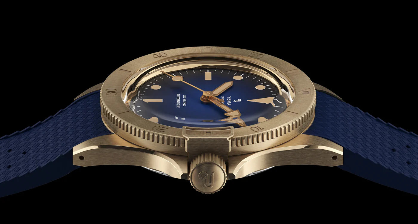 YEMA Superman Bronze CMM.10 Blue Limited Edition 41mm | 11.13.35.ZE.U5