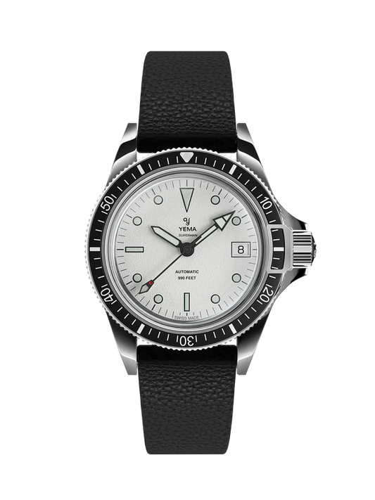 YEMA Superman Heritage Leather Strap 41mm | YSUP25A41-B90S