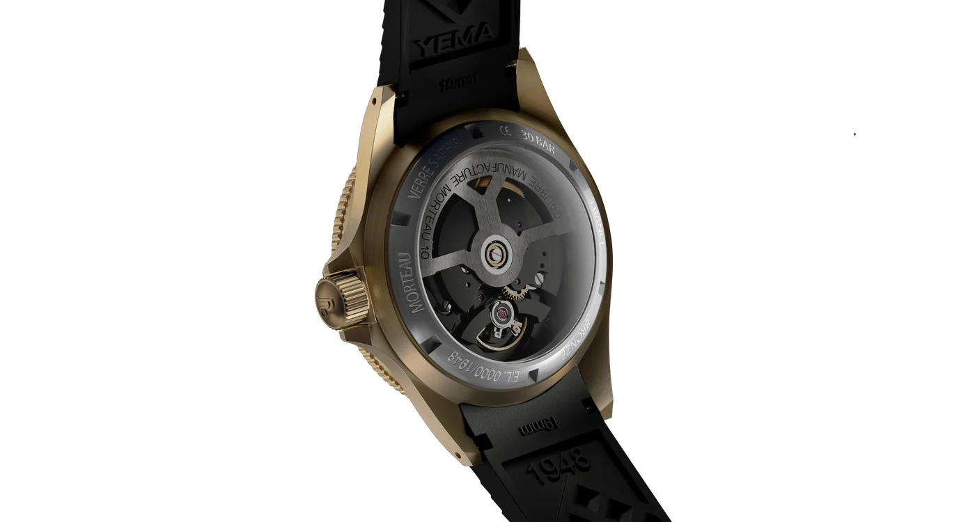 YEMA Superman Bronze CMM.10 Black Limited Edition 41mm | 11.13.36.ZE.U6