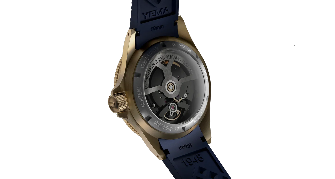 YEMA Superman Bronze CMM.10 Blue Limited Edition 41mm | 11.13.35.ZE.U5