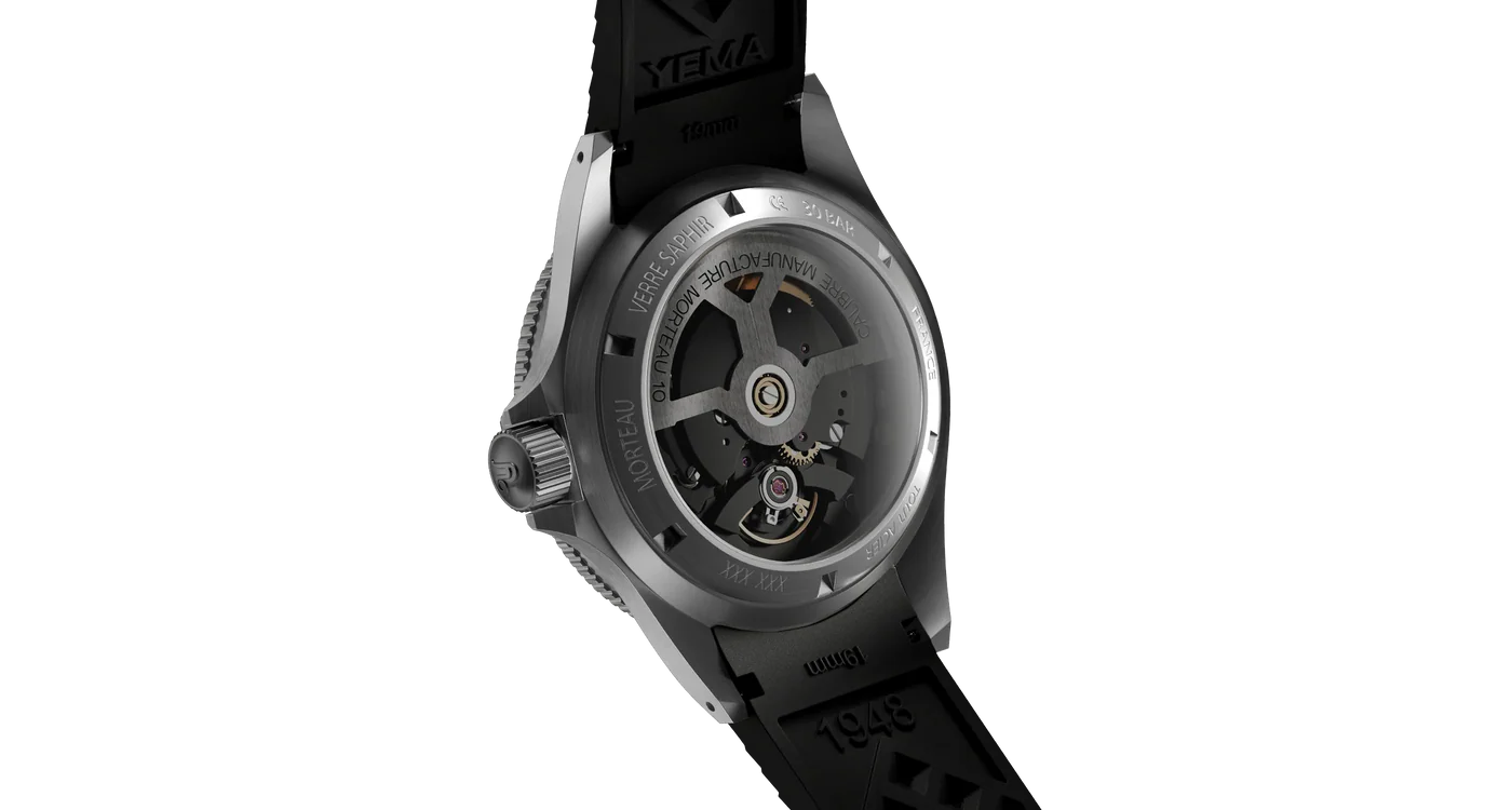 YEMA Superman Steel CMM.10 Black 39mm | 11.13.66.SN.U6