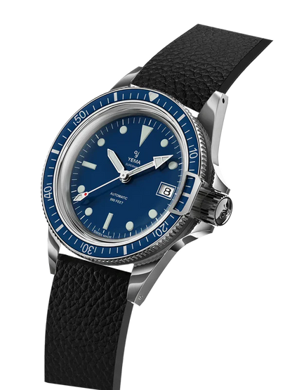 YEMA Superman Heritage  Leather Strap 41mm | YSUP25B41-G90S