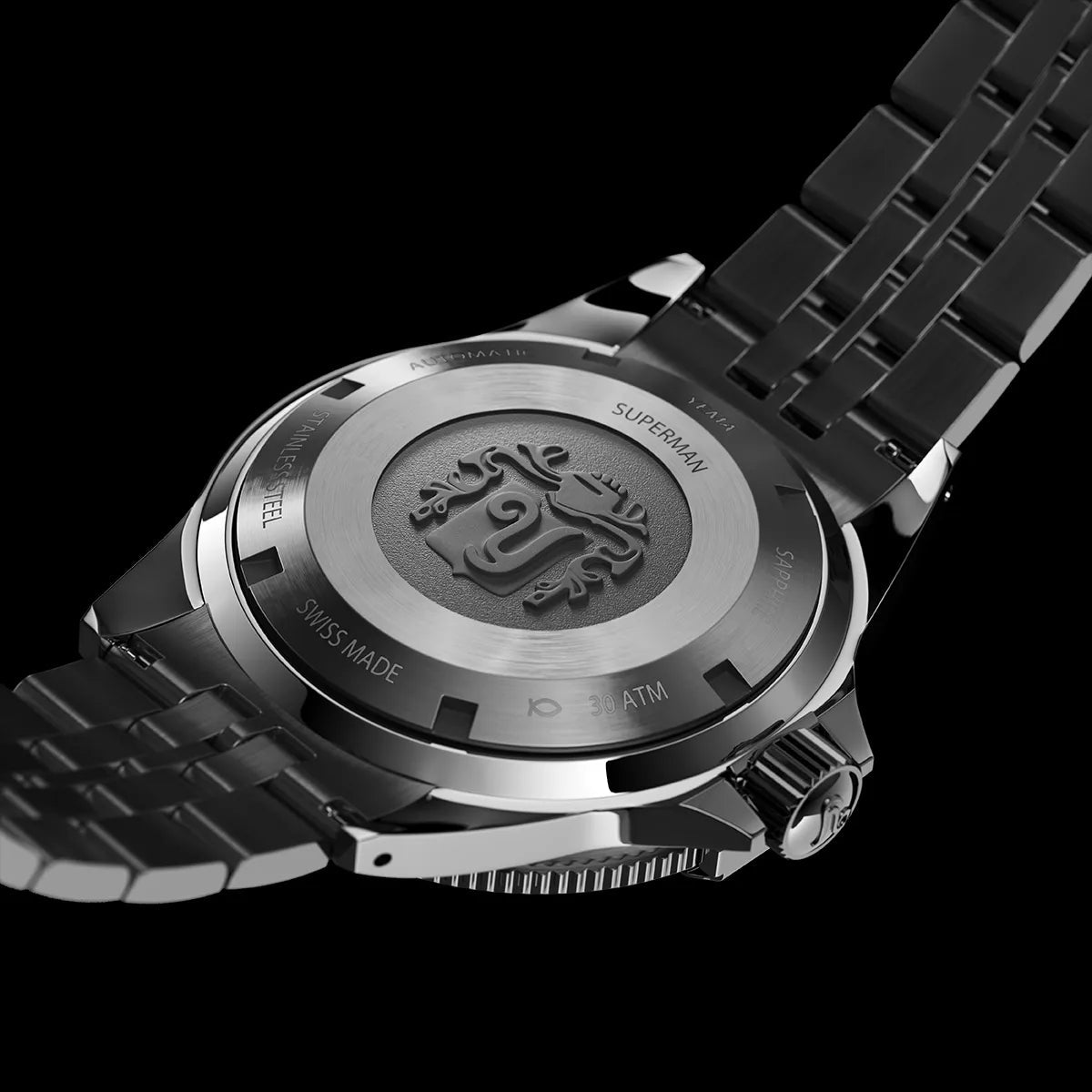 YEMA Superman Swiss Edition Black Dial 39mm | YSUP25A39-AMS