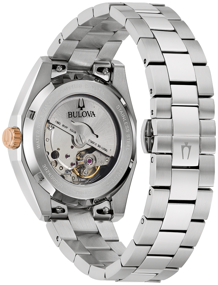 BULOVA Surveyor Automatic Burgundy Dial Stainless Steel | 98B422