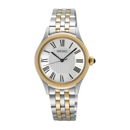 SEIKO Classic Quartz Roman Numeral Dial Ladies | SUR612