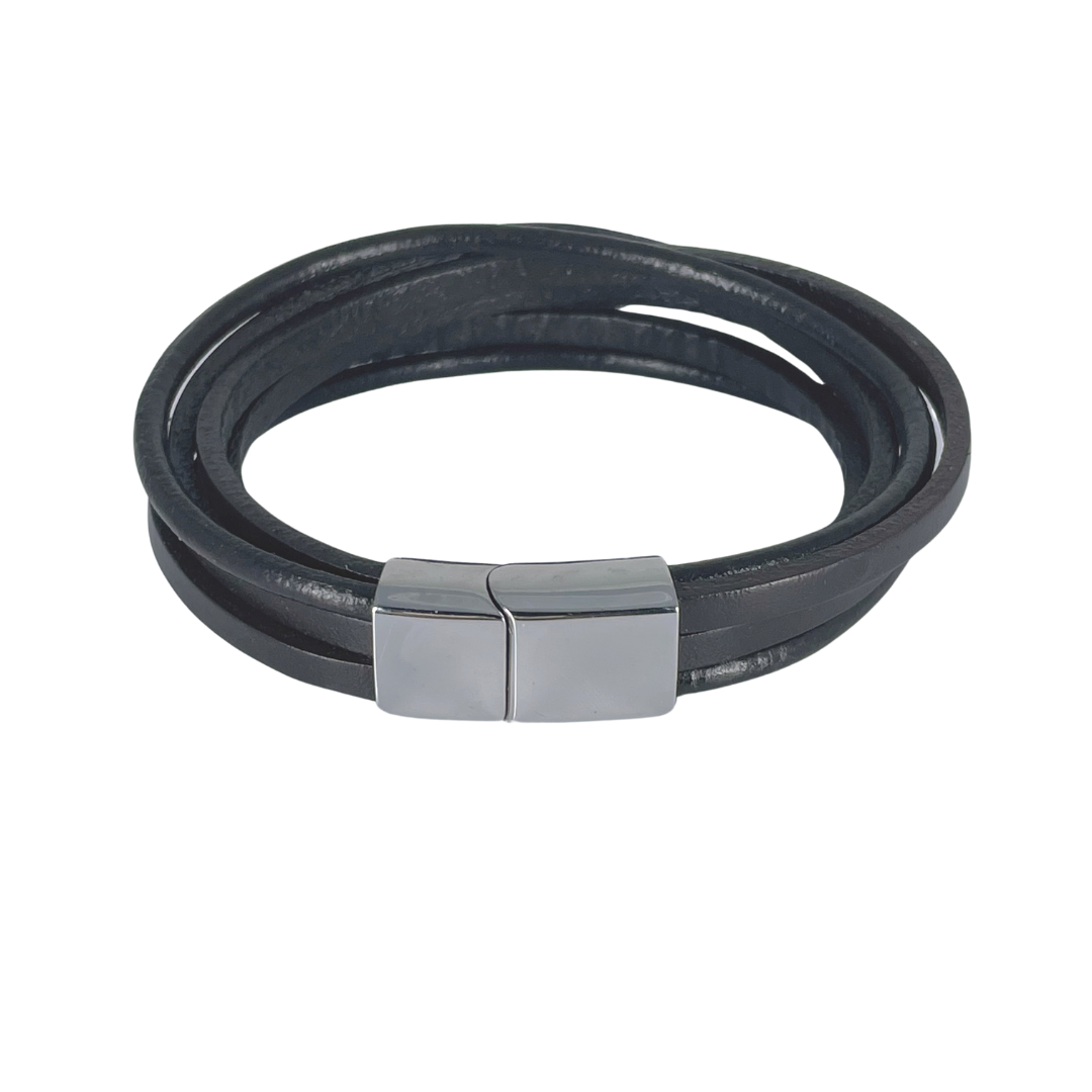 Leather Bracelet / Wristband - Brown