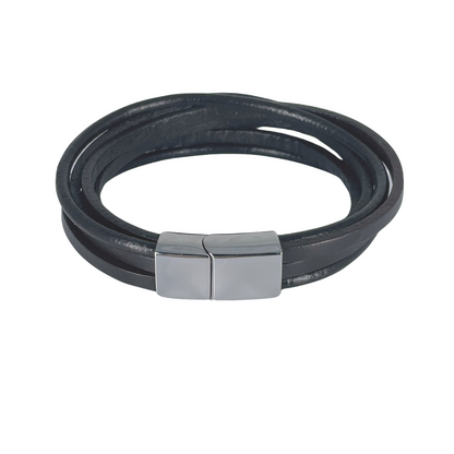 Leather Bracelet / Wristband - Brown