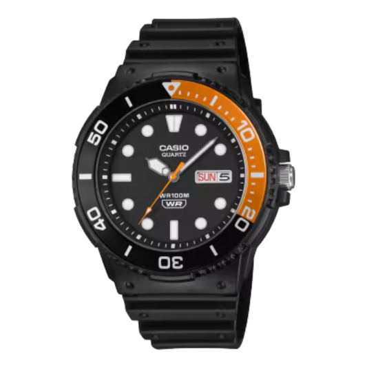 CASIO Quartz Resin Band Black Dial | MRW230H-1E4V