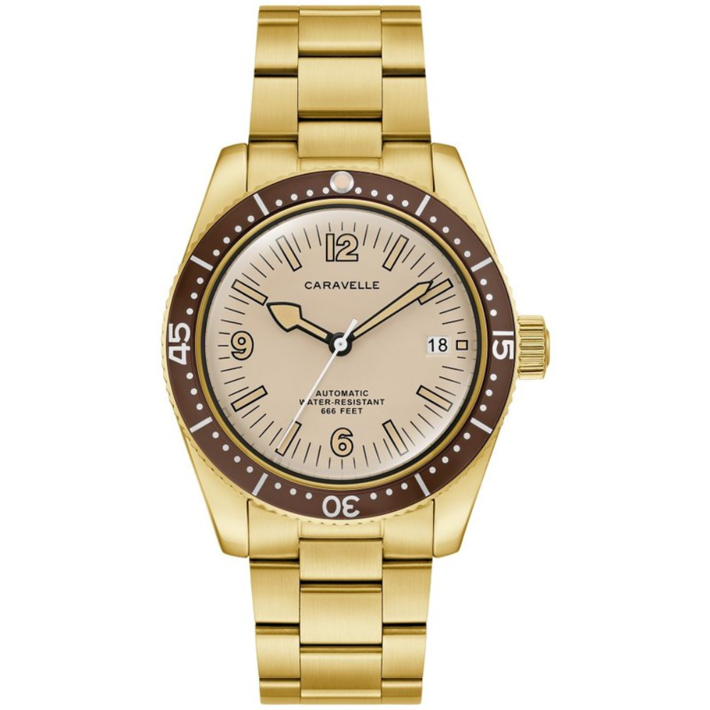 Caravelle Sea Hunter Automatic Gold-Tone | 44B133