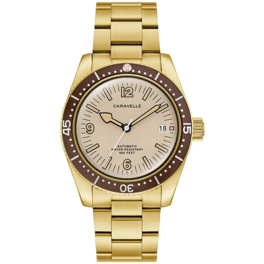 Caravelle Sea Hunter Automatic Gold-Tone | 44B133