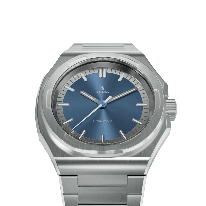 YEMA Urban Traveller Sunray Dial Steel Bracelet 39mm | YWTR25-GMS