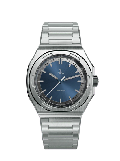YEMA Urban Traveller Sunray Dial Steel Bracelet 39mm | YWTR25-GMS