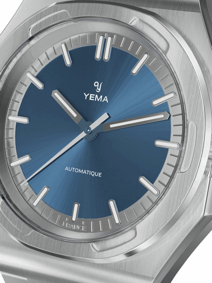 YEMA Urban Traveller Sunray Dial Steel Bracelet 39mm | YWTR25-GMS