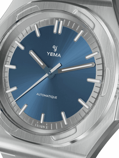 YEMA Urban Traveller Sunray Dial Steel Bracelet 39mm | YWTR25-GMS