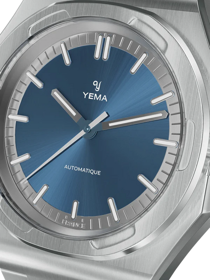 YEMA Urban Traveller Sunray Dial Steel Bracelet 39mm | YWTR25-GMS