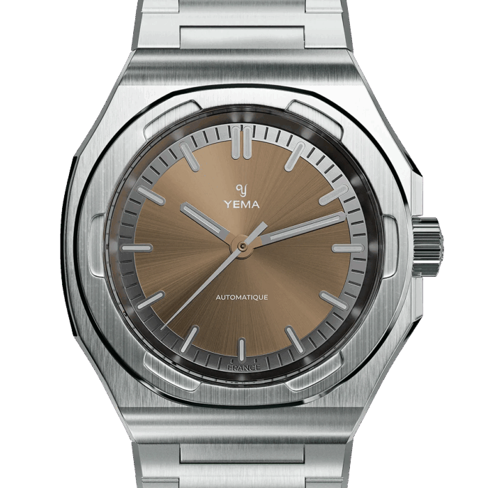 YEMA Urban Traveller Sunray Dial Steel Bracelet 39mm | YWTR25-UMS