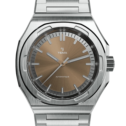 YEMA Urban Traveller Sunray Dial Steel Bracelet 39mm | YWTR25-UMS