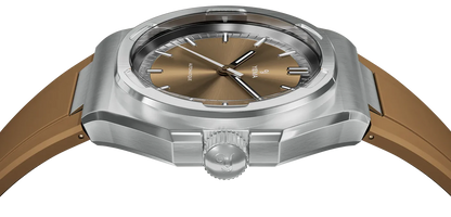 YEMA Urban Traveller Sunray Dial FKM Rubber Integrated Strap 39mm | YWTR25-UURBS