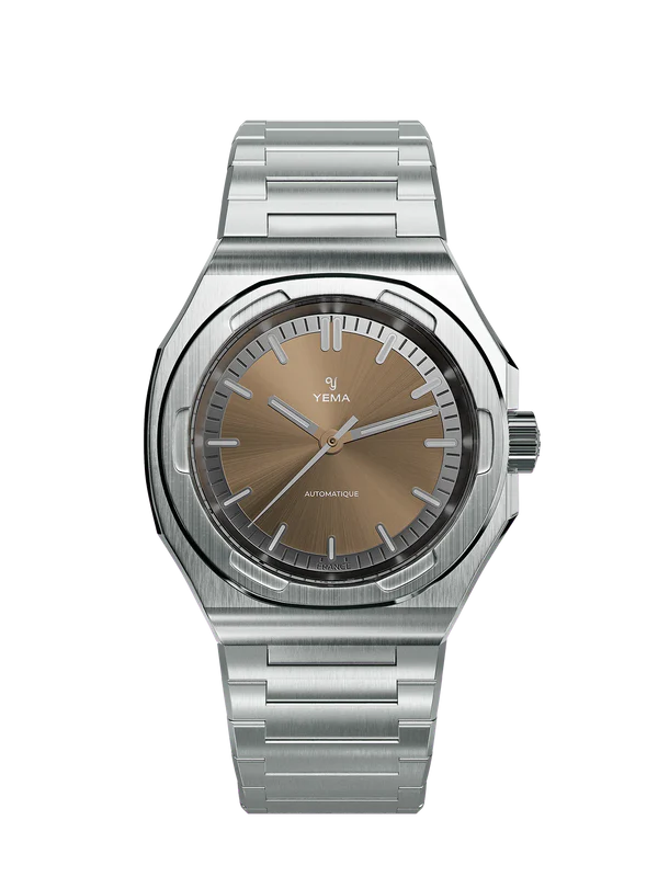 YEMA Urban Traveller Sunray Dial Steel Bracelet 39mm | YWTR25-UMS