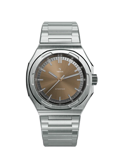 YEMA Urban Traveller Sunray Dial Steel Bracelet 39mm | YWTR25-UMS