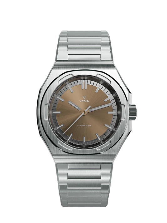 YEMA Urban Traveller Sunray Dial Steel Bracelet 39mm | YWTR25-UMS