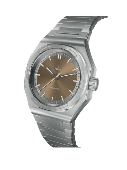 YEMA Urban Traveller Sunray Dial Steel Bracelet 39mm | YWTR25-UMS