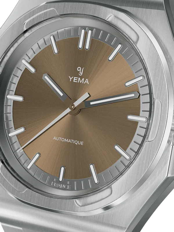 YEMA Urban Traveller Sunray Dial Steel Bracelet 39mm | YWTR25-UMS