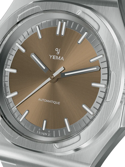 YEMA Urban Traveller Sunray Dial Steel Bracelet 39mm | YWTR25-UMS