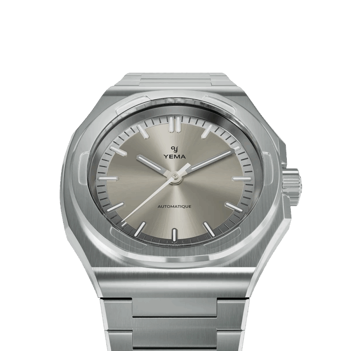 YEMA Urban Traveller Sunray Dial Steel Bracelet 39mm | YWTR25-FMS
