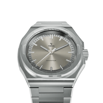 YEMA Urban Traveller Sunray Dial Steel Bracelet 39mm | YWTR25-FMS