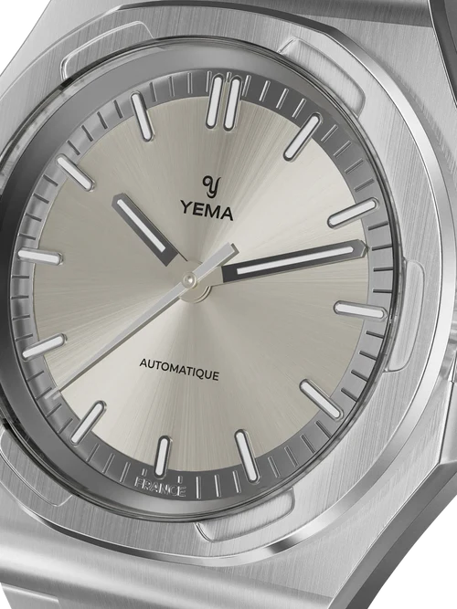 YEMA Urban Traveller Sunray Dial Steel Bracelet 39mm | YWTR25-FMS
