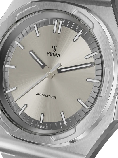 YEMA Urban Traveller Sunray Dial Steel Bracelet 39mm | YWTR25-FMS