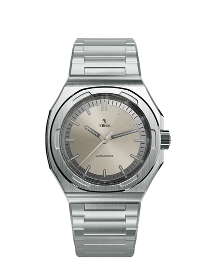 YEMA Urban Traveller Sunray Dial Steel Bracelet 39mm | YWTR25-FMS