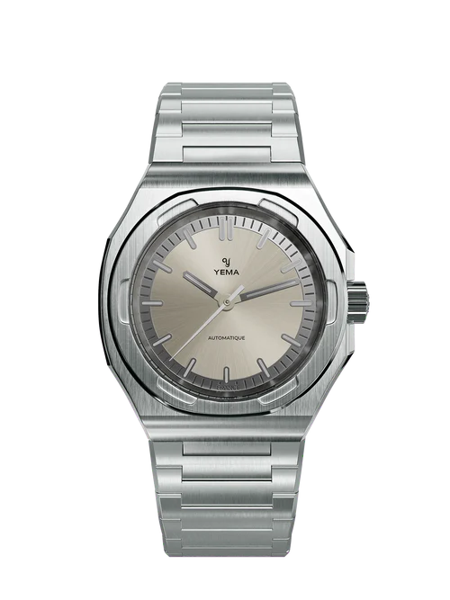 YEMA Urban Traveller Sunray Dial Steel Bracelet 39mm | YWTR25-FMS